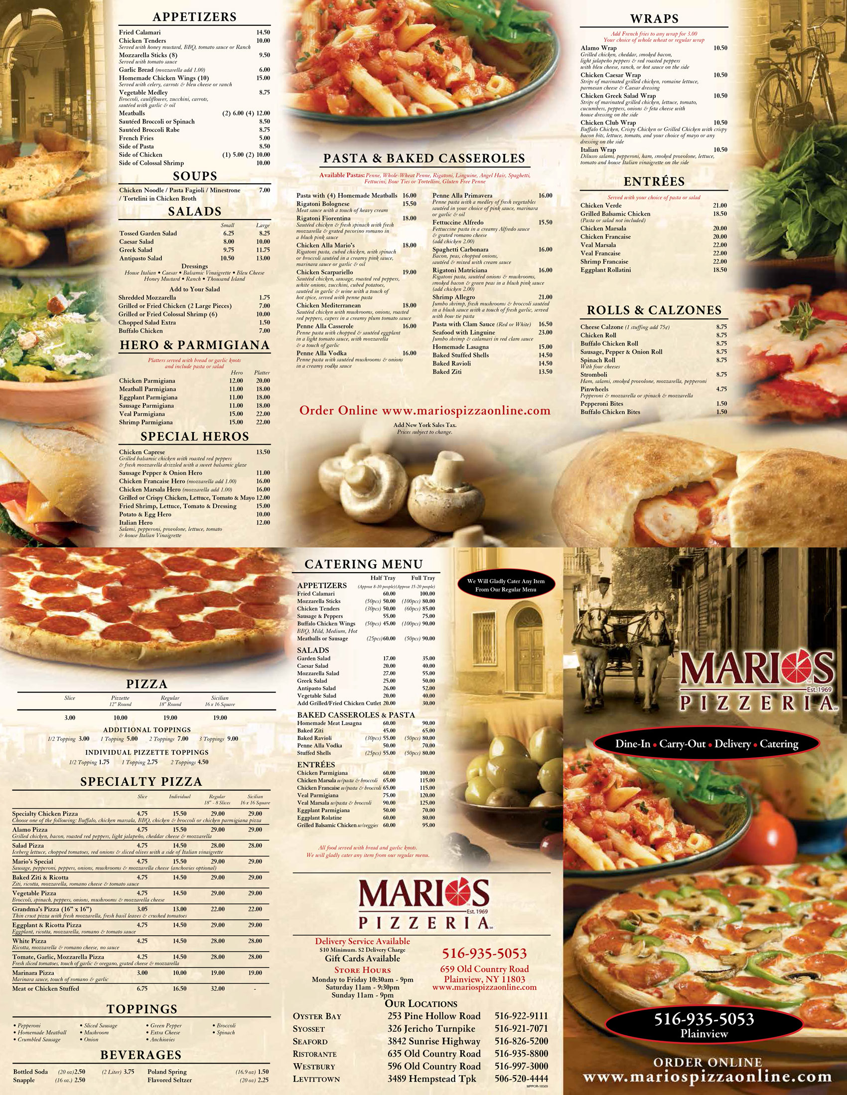 Marios-plainview-menu-8-22-2
